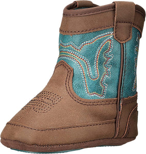 M&F Western Baby Boy'S Bucker Open Range (Infant/Toddler) Brown/Turquoise Us 1 Infant M --|-- 6439