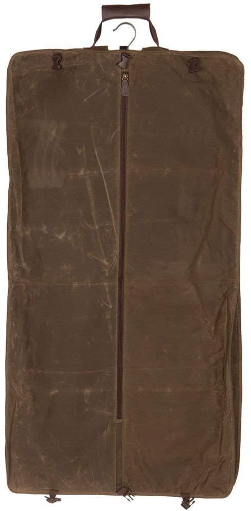 M F Western Products Womens Tincloth Oiled/Waxy Canvas Travel Bag Large Brown --|-- 12669
