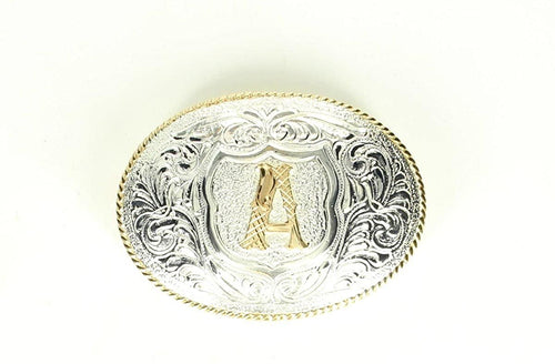 Crumine Kids Oval Initial Buckle --|-- 19152