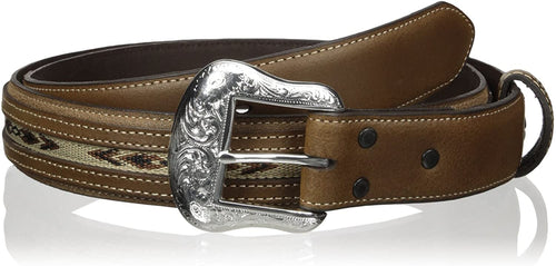 Nocona Belt Co. Men's Top Hand Brown Middle Inlay --|-- 9637