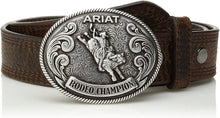 Load image into Gallery viewer, Ariat Boy&#39;s Rodeo Champion Belt (Little Kids/Big Kids) Brown 20&quot; Waist --|-- 1425
