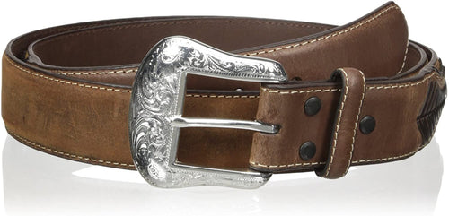 Nocona Belt Co. Men's Top Hand Brown Diamond --|-- 6186