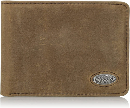 Nocona Men's Basic Distresed Brand Bifold --|-- 15053