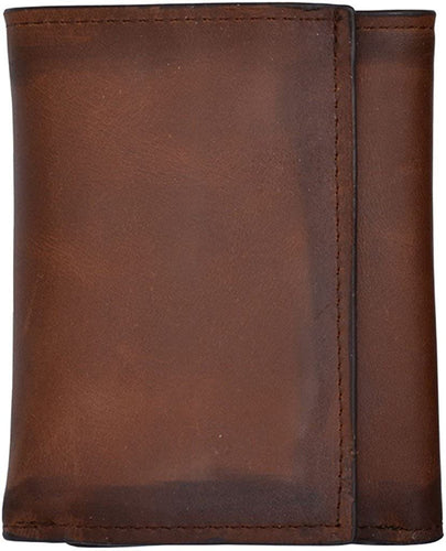 3D Brown Basic Trifold Wallet --|-- 12272