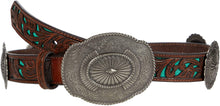 Load image into Gallery viewer, Ariat 1 1/4&quot; Embossed Concho Belt --|-- 13568
