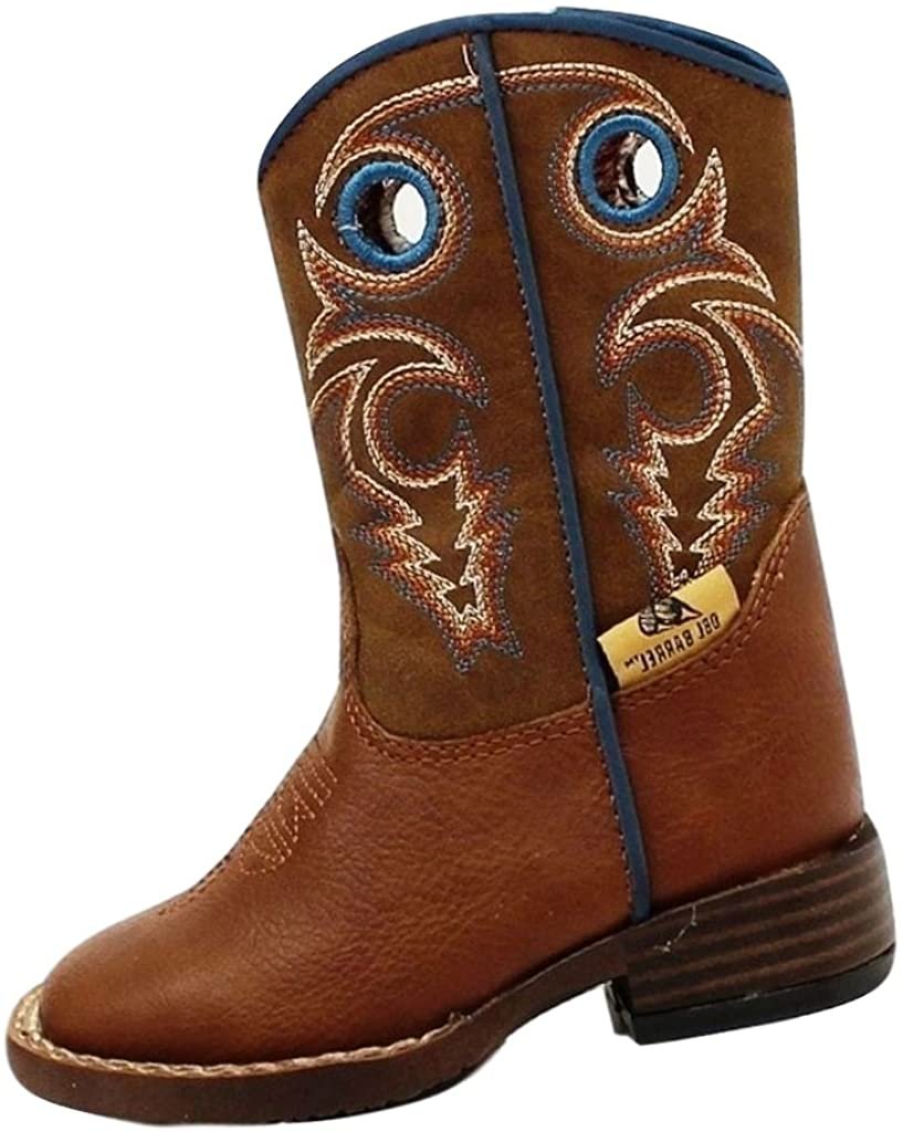 Double Barrel Toddler-Boys' Dylan Cowboy Boot Square Toe - 4416232 --|-- 7241