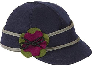 Stormy Kromer Lil' Petal Pusher Cap - Decorative Wool Hat with Earflap --|-- 163