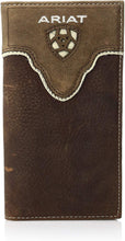 Load image into Gallery viewer, ARIAT Men&#39;s Distressed Shield Inlay Rodeo Western Wallet --|-- 1559
