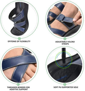 AEROTHOTIC Orthotic Comfortable Strap Sandals and Flip Flops with Arch Support for Comfortable Walk --|-- 2928