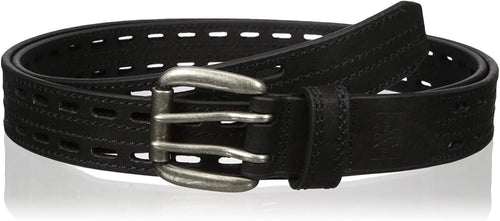 Nocona Belt Co. Men's Work Black Double Hole --|-- 7098