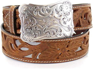 Angel Ranch 1 1/2" Brown Ladies' Western Fashion Belt --|-- 16523