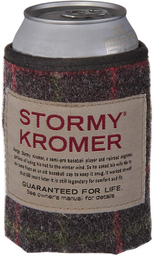 Stormy Kromer Can Wrap - Wool Drink Beverage Holder, Keeps Cold --|-- 323
