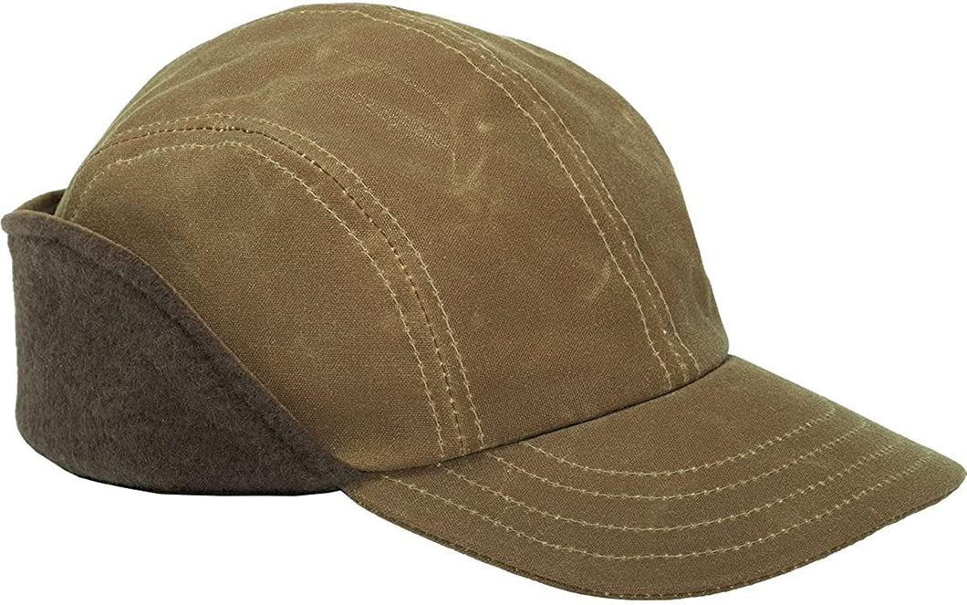 Stormy Kromer The Marsh Cap - Warm Outdoor Hat with Fold Down Earflap & Cotton Flannel Lining --|-- 4166