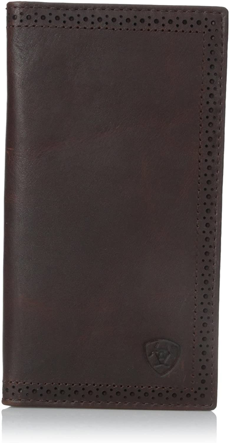 Ariat Ariat Shield Perforated Edge Rodeo Wallet Wallet Dark Copper One Size --|-- 1493