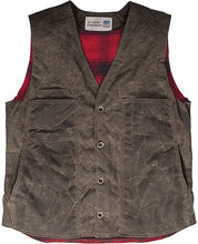 Load image into Gallery viewer, Stormy Kromer The Waxed Button Vest with Lining Dark Oak 3XL --|-- 186

