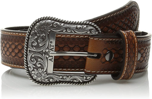 Ariat Men's Basket Concho Belt --|-- 3080