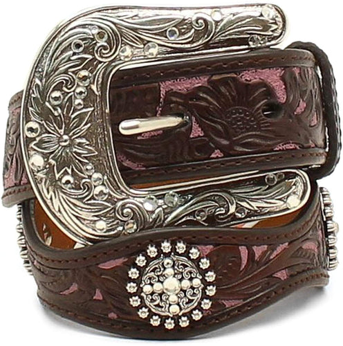 Ariat Kid's Scalloped Concho Overlay Belt --|-- 3119