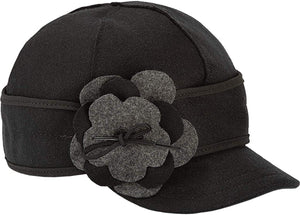 Stormy Kromer Petal Pusher Cap - Decorative Wool Hat with Earflap --|-- 193
