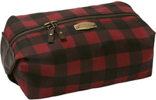 Load image into Gallery viewer, Stormy Kromer Dopp Kit - Nylon Lined, Leather Accent, Overnight Kit, Organizer --|-- 8954
