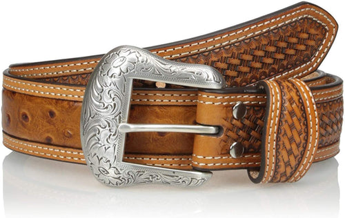 Nocona Men's Cognac Ostrich, 42 --|-- 943