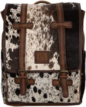 Load image into Gallery viewer, STS Ranchwear Cowhide Knapsack Cowhide/Tornado Brown One Size --|-- 733
