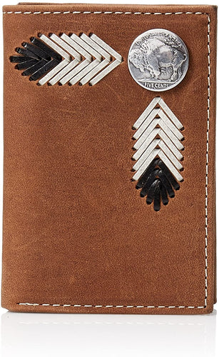 Nocona Men's Buffalo Nickle Trifold --|-- 18707