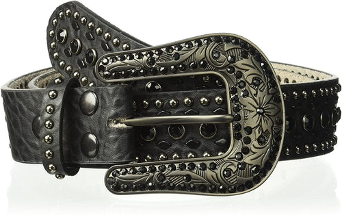 Nocona Belt Co. Women's Tone Bling Center Belt --|-- 16217