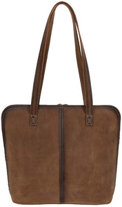 Sts Ranchwear Women'S Western Cowhide Leather Laptop Shopper Shoulder Bag --|-- 719