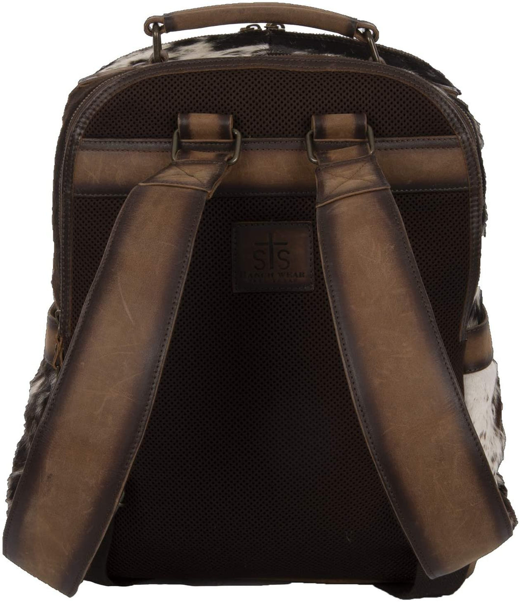 STS Ranchwear Cowhide Backpack Cowhide/Tornado Brown One Size --|-- 730