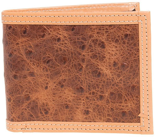 3D Brown Western Bifold Wallet --|-- 15975