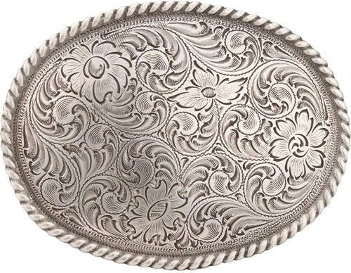 Nocona Belt Company Floral Western Belt Buckle -- 37222 --|-- 19614