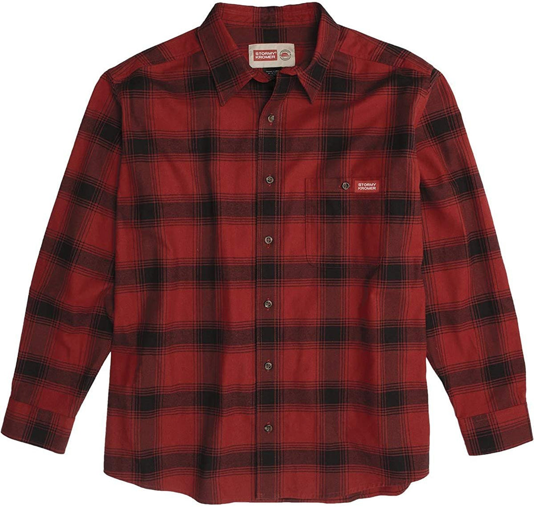 Stormy Kromer Flannel Shirt - Men's Long Sleeve Button Down Flannel --|-- 3796
