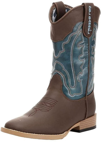 M&F Western Kids Baby Boy's Open Range (Toddler) Brown/Turquoise --|-- 13357