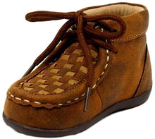 Load image into Gallery viewer, M&amp;F Western Double Barrel Kids&#39; Carson Brown Patchwork Chukka Boots --|-- 5641
