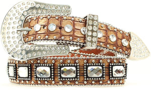 Blazin Roxx Large Square Rhinestone Concho Belt --|-- 13679