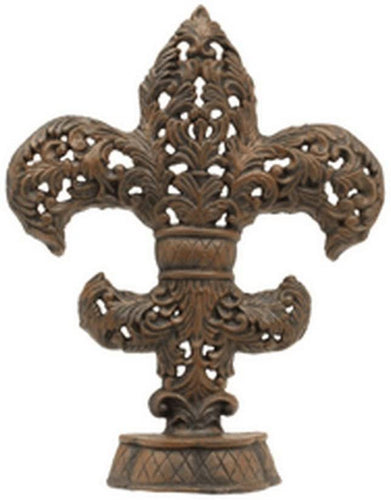 HorseSaddleShop Western Moments Iron Standing Fleur de Lis Iron Fleur de Lis --|-- 7861