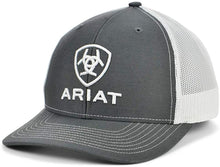 Load image into Gallery viewer, Ariat Classic Trucker Grey Cap --|-- 1575
