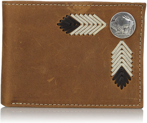 Nocona Men's Buffalo Nickle Bifold --|-- 19765