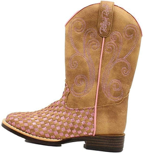 M&F Western Baby Girl's Kennedy (Toddler) Brown/Pink 6.5 Toddler M --|-- 3173