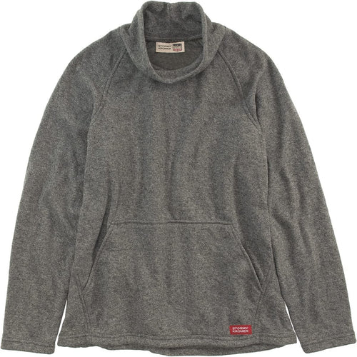 Stormy Kromer The Fireside Pullover - Wool Blend Casual Sweater with Turtleneck Collar Charcoal Heather --|-- 7537