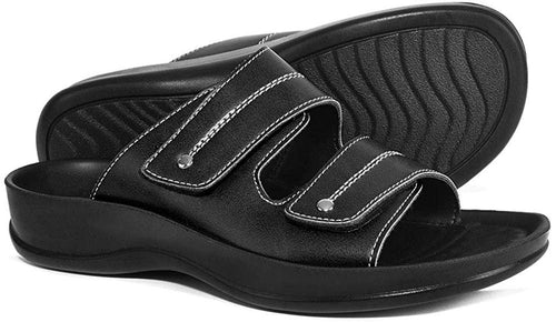 AEROTHOTIC Orthotic Comfort Dual Strap Sandals and Flip Flops with Arch Support for Comfortable Walk --|-- 9256