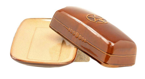 Western Moments Silverado Butter Dish --|-- 19694