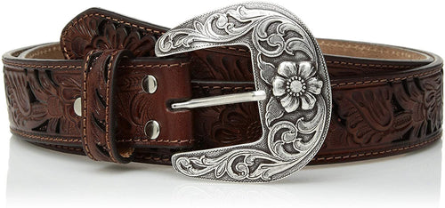 Nocona Belt Co. Women's Tone Tan Filagree Belt --|-- 18041