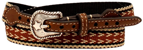 M&F Western 204502 0.625 in. Ribbon Hats Bands44; Brown --|-- 18217