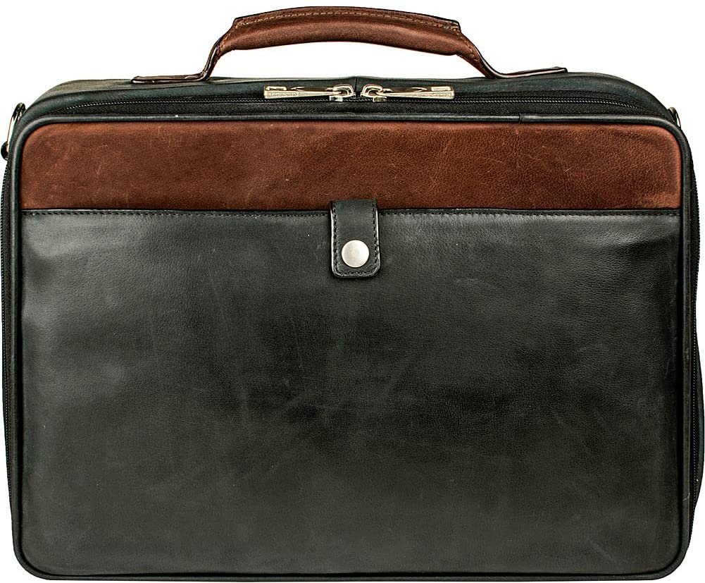 Scully Aaron Workbag Brief Black/Brown One Size --|-- 19163