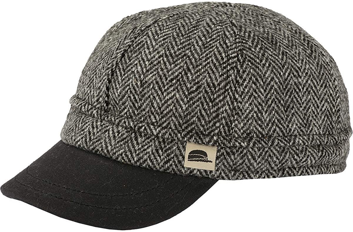 Stormy Kromer The Jockey Cap In Harris Tweed Lowell M – Sharp