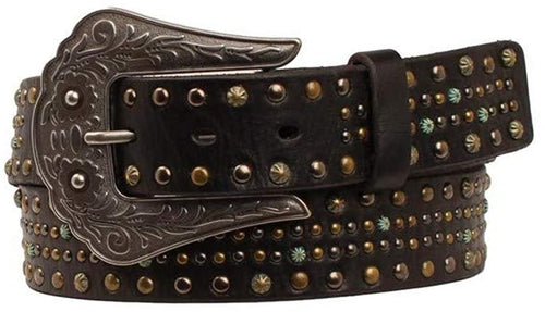 M & F Western Women's And Nailheads Belt --|-- 15982