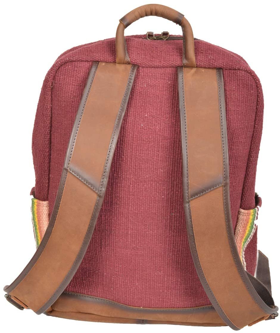 STS Ranchwear Buffalo Girl Serape Backpack Maroon/Pink/Green One Size --|-- 711