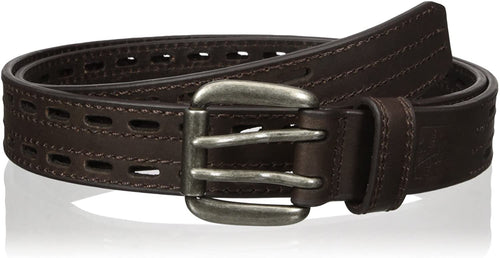 Nocona Belt Co. Men's Work Brown Double Hole --|-- 9020
