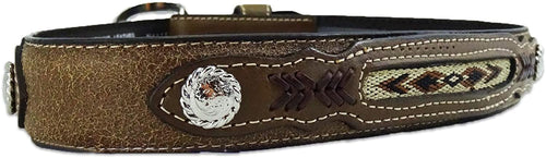Nocona Youth Fabric Inset Concho Belt --|-- 15258